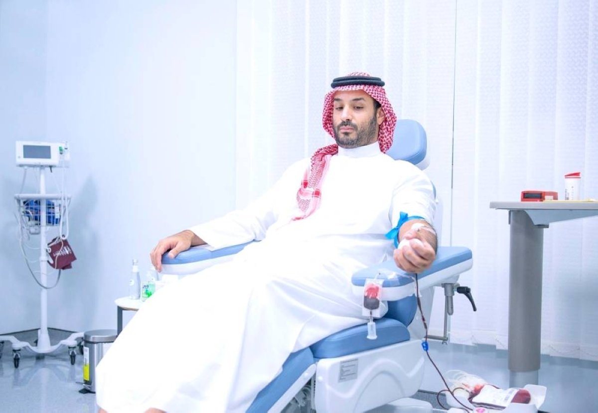 استجابة شعبية كبيرة لنداء ولي العهد للتبرع بالدم في أنحاء المملكة