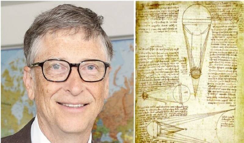 مخطوطة ليستر.. بيل غيتس يعرض للعالم كنز دافنشي العلمي