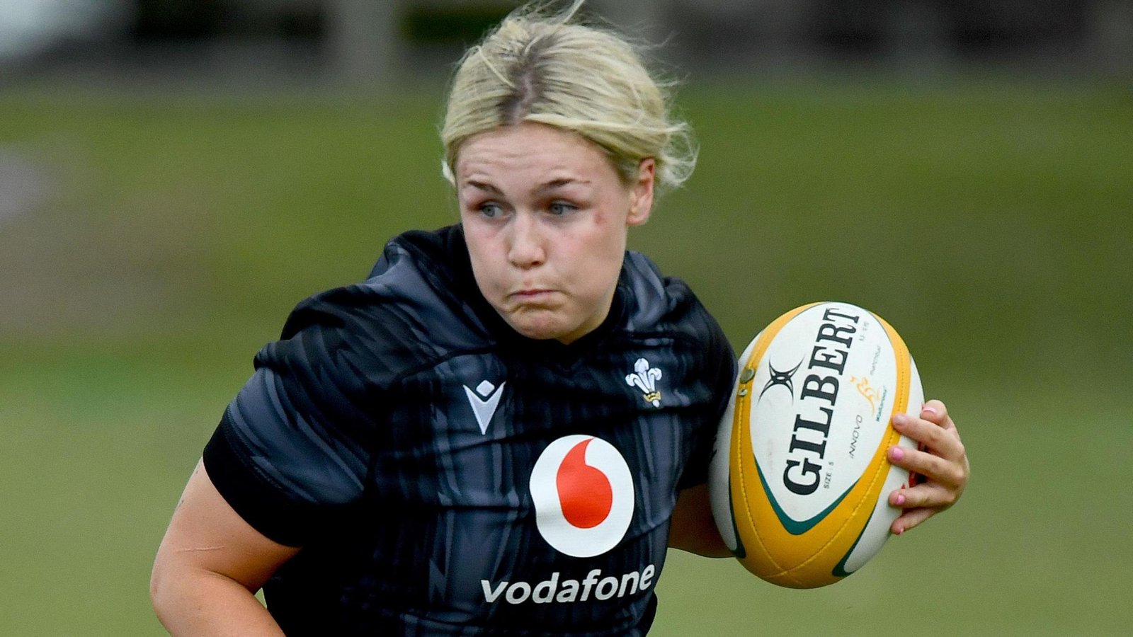 Alex Callender in Wales training