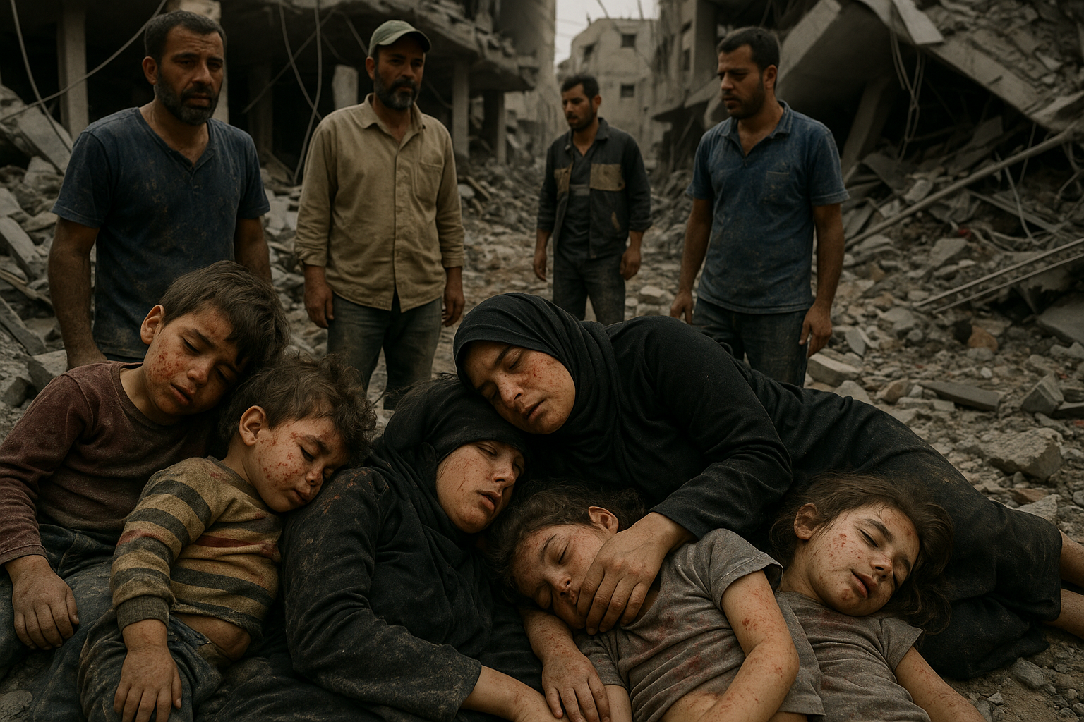 ضحايا الحرب في غزة. SomayaNews Images