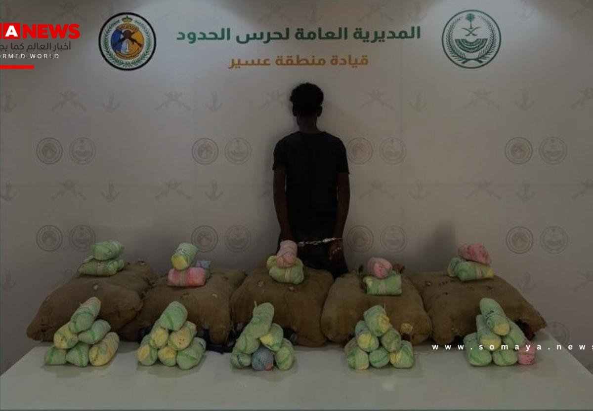 القبض على مخالف لنظام أمن الحدود لتهريبه 69 كيلوغراماً من نبات القات المخدر