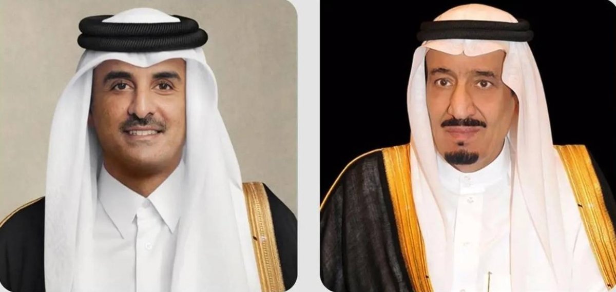 القيادة القطرية تعزّي خادم الحرمين في وفاة المفتي العام للمملكة