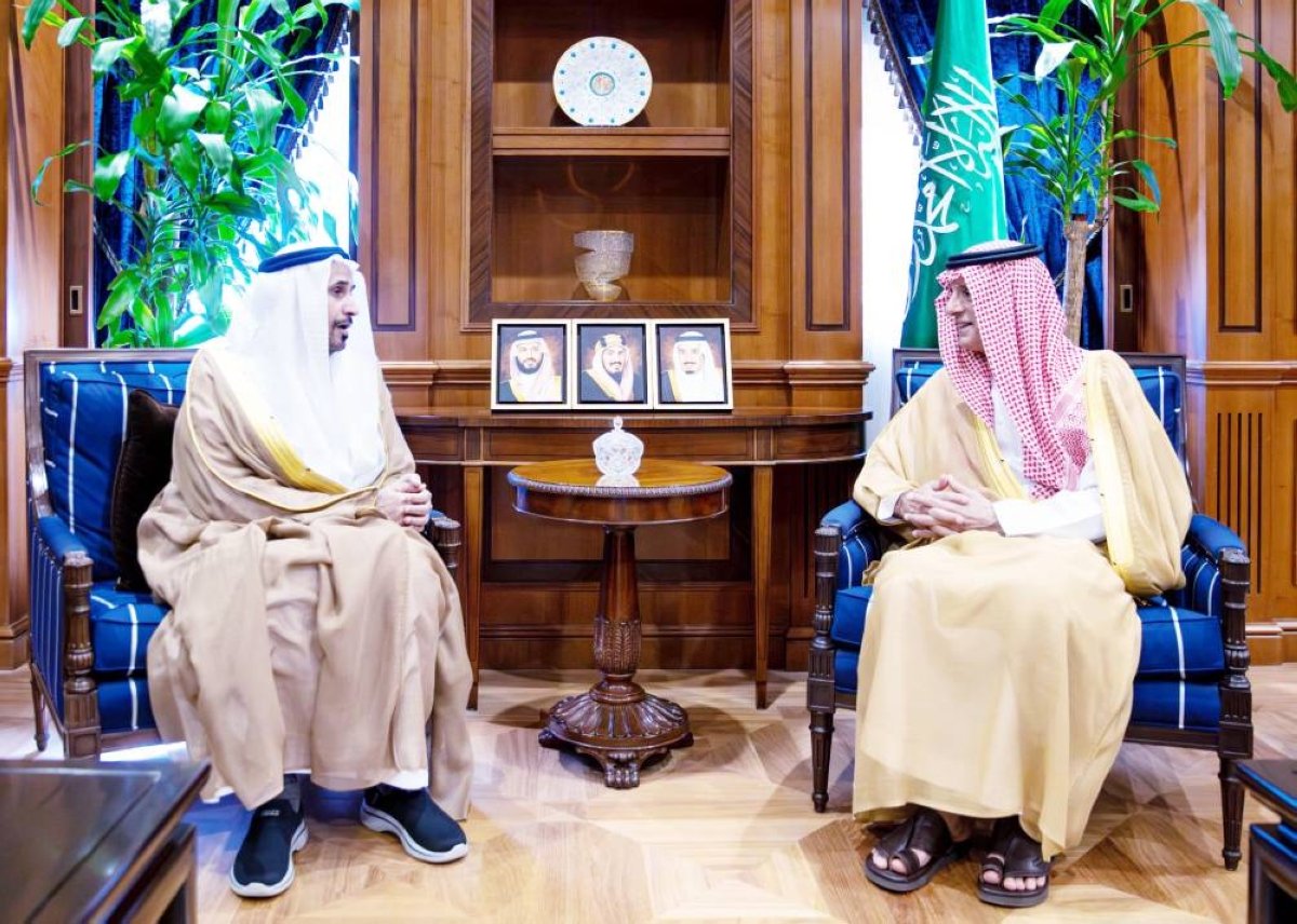وزير الدولة للشؤون الخارجية يستقبل سفير الإمارات لدى المملكة