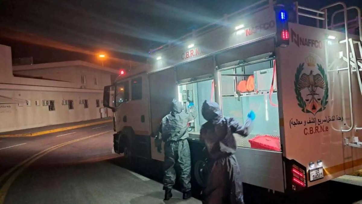 السلطات الأردنية تتعامل مع حادث أبخرة تسبب بإصابة 43 شخصاً في العقبة