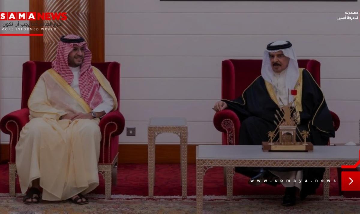 تركي بن محمد بن فهد في ضيافة ملك البحرين