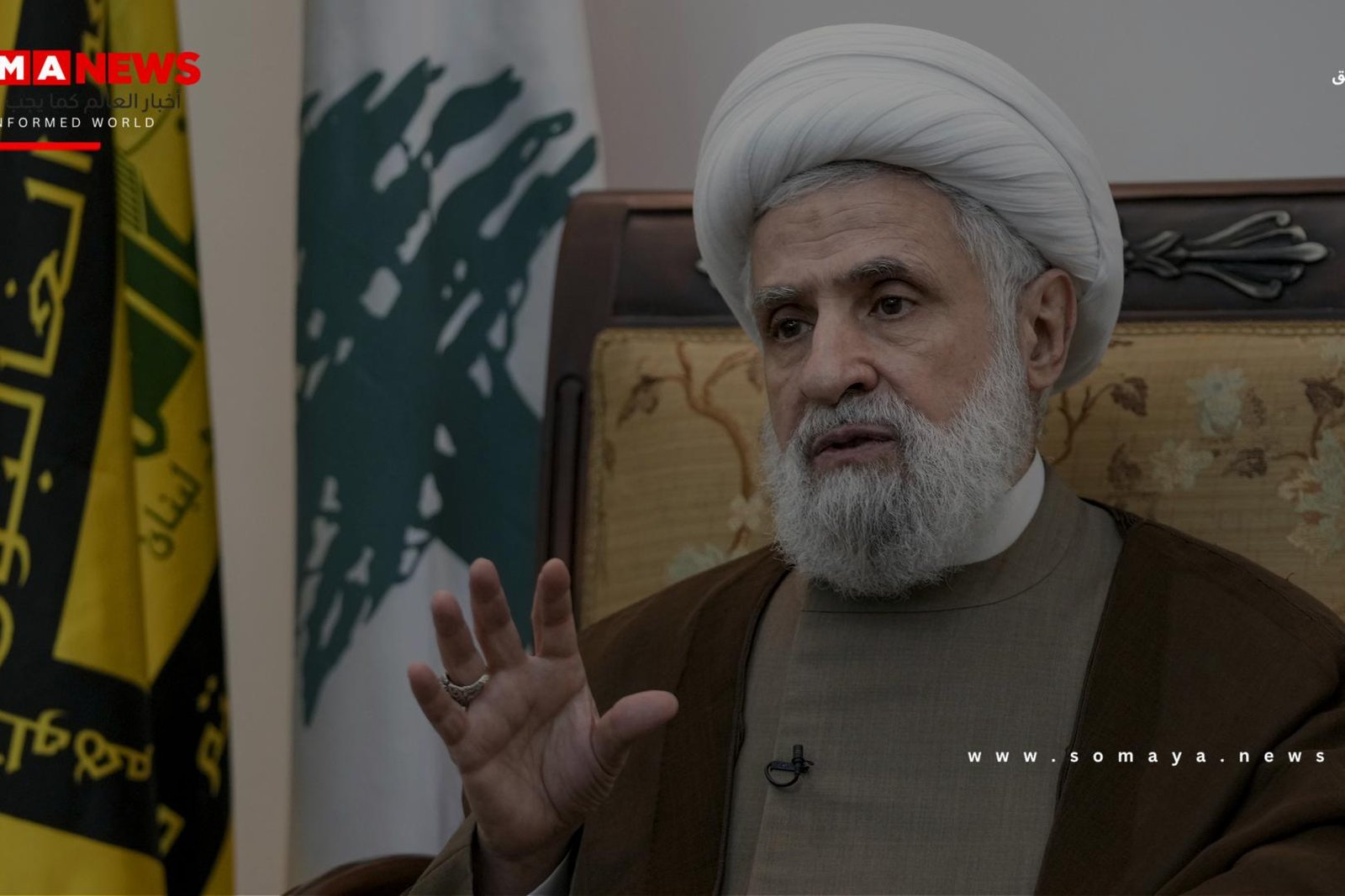 نعيم قاسم: على إسرائيل الخروج من لبنان وإطلاق سراح الأسرى ولا خطر على المستوطنات الشمالية