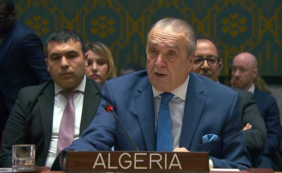 ممثل الجزائر في الأمم المتحدة: ندعم القرار الهادف لوقف إطلاق النار في غزة