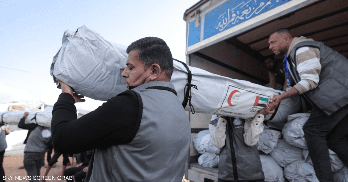 عملية الفارس الشهم (3) تتدخل سريعا لإنقاذ النازحين من البرد