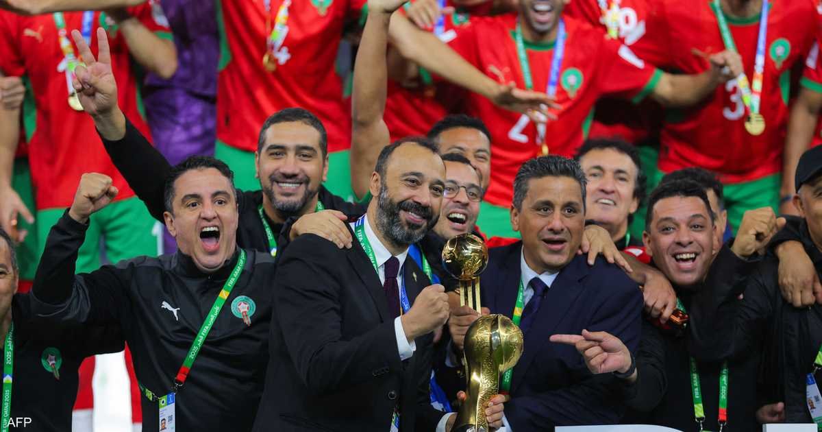 السكتيوي يوضح أسباب تتويج المغرب بلقب كأس العرب
