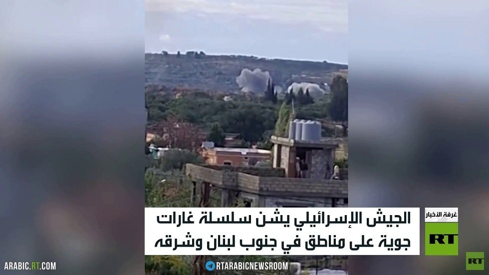 سلسلة غارات إسرائيلية تستهدف مواقع في لبنان