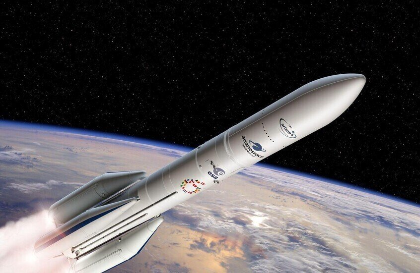 صاروخ Ariane 6 يحمل إلى الفضاء قمرين جديدين لخدمات الملاحة وتحديد المواقع