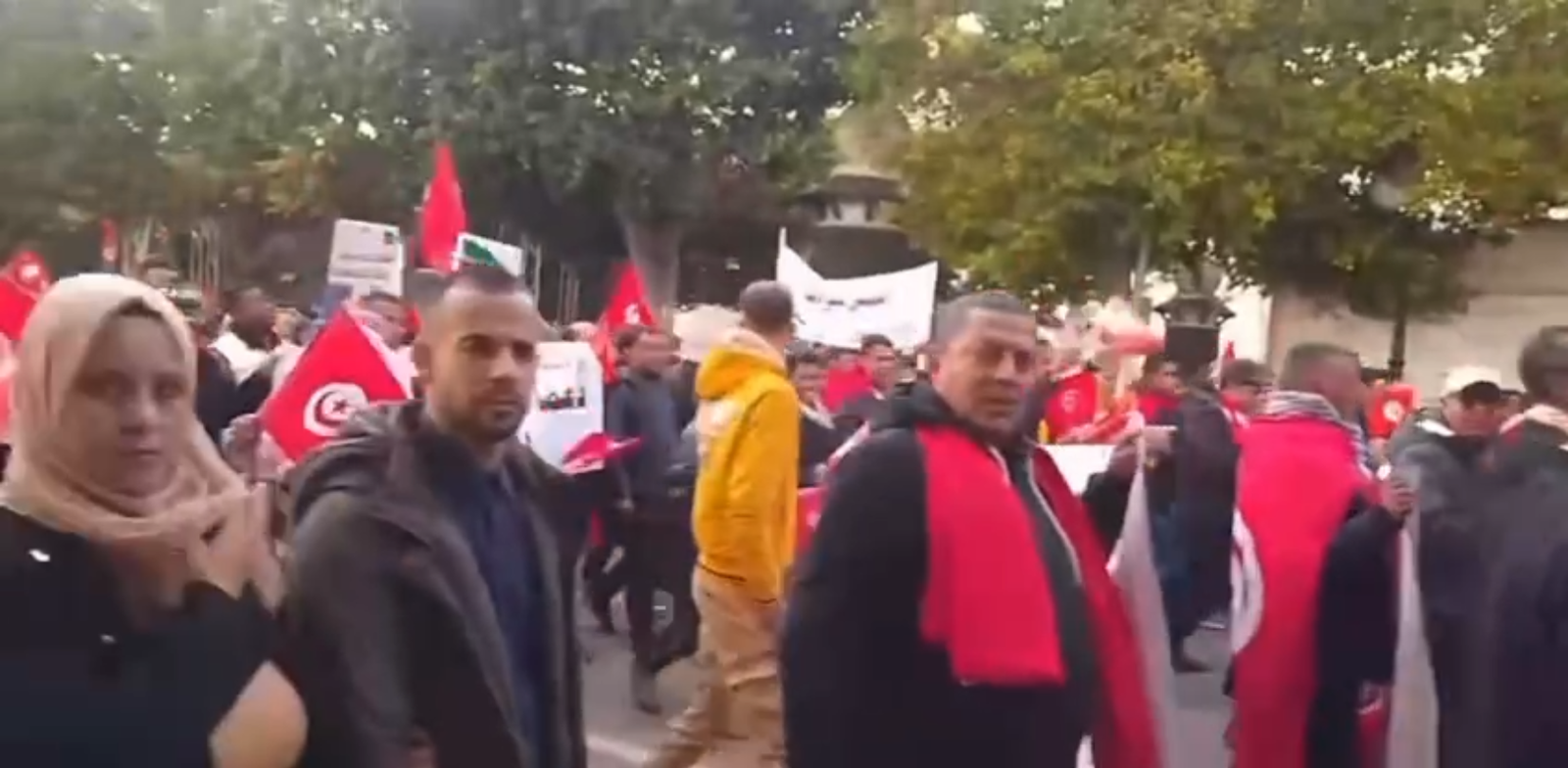 تونس تحتفل بالذكرى الخامسة عشرة لاندلاع الثورة (فيديو)