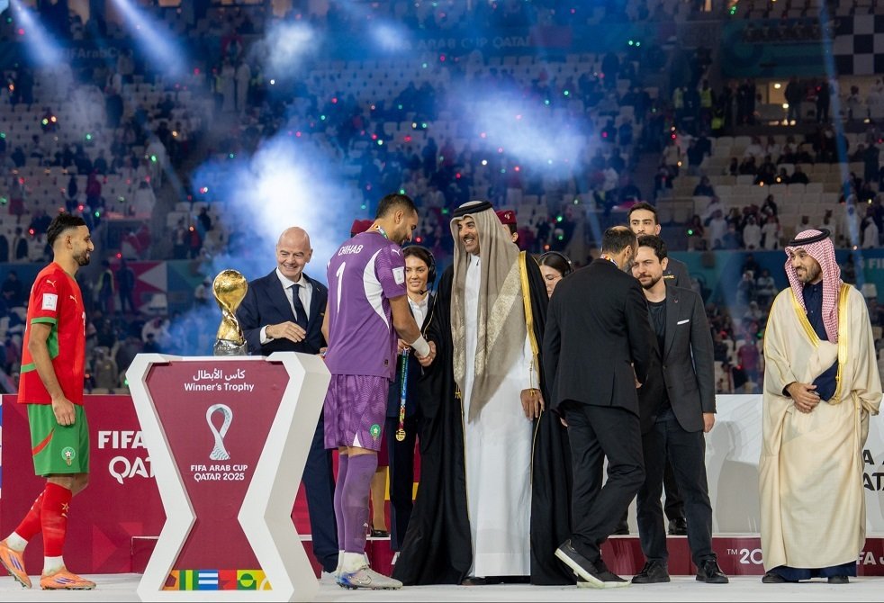 أول تعليق من أمير قطر بعد نهائي كأس العرب 2025 (فيديو)