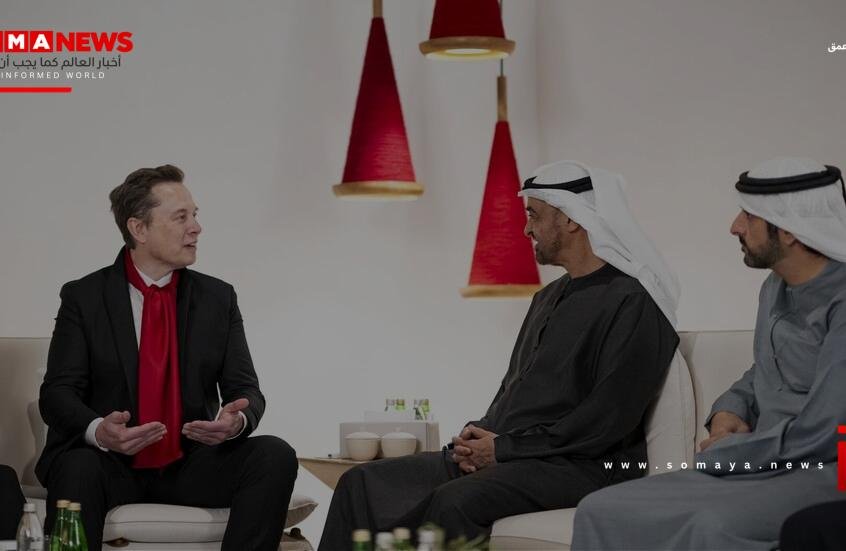 رئيس الإمارات يلتقي إيلون ماسك