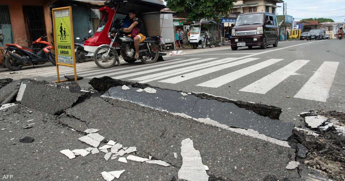 زلزال قوي بقوة 6.4 درجات يضرب سواحل جنوب الفلبين