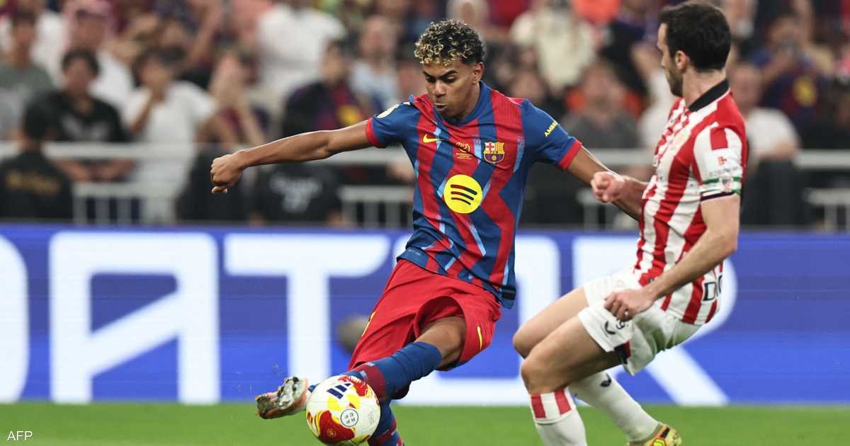 برشلونة يدك شباك بلباو بخماسية ويبلغ نهائي سوبر إسبانيا
