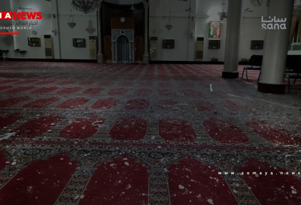 "سانا": قذائف تسقط على مسجد ومبنى للاتصالات ومحيط المطار في منطقة المزة بدمشق دون إصابات
