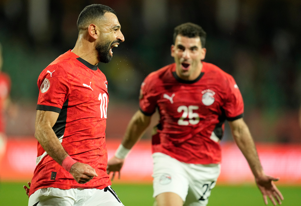 صلاح يتفوق على مدربه حسام حسن في كأس أمم إفريقيا