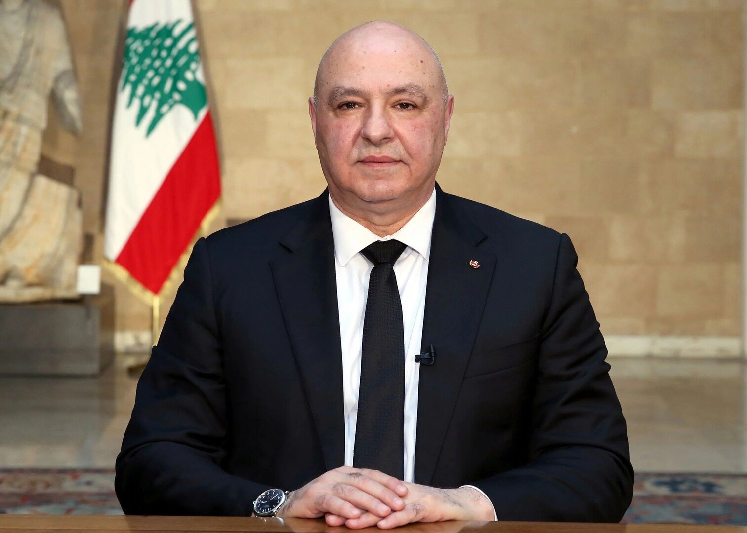 الرئيس اللبناني: حصر السلاح بيد الدولة خيار داخلي وليس نتيجة ضغوط خارجية ولن يستثني أحدا (فيديو)