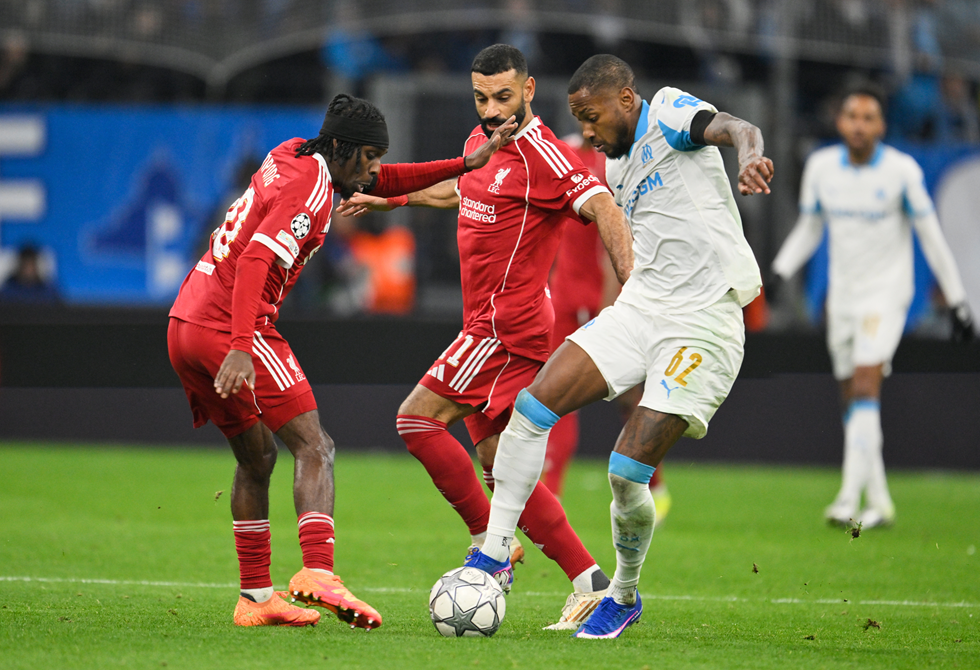 ليفربول يهزم مارسيليا بثلاثية ويعزز آماله في بلوغ دور الـ16 بدوري الأبطال