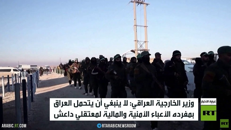 بغداد تطالب بتعاون دولي بشأن موقوفي داعش