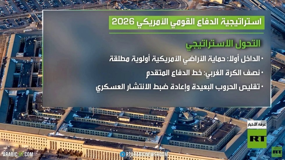البنتاغون يعلن استراتيجية الدفاع 2026