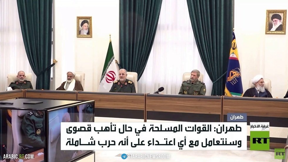 طهران: قواتنا في وضع الجاهزية القصوى
