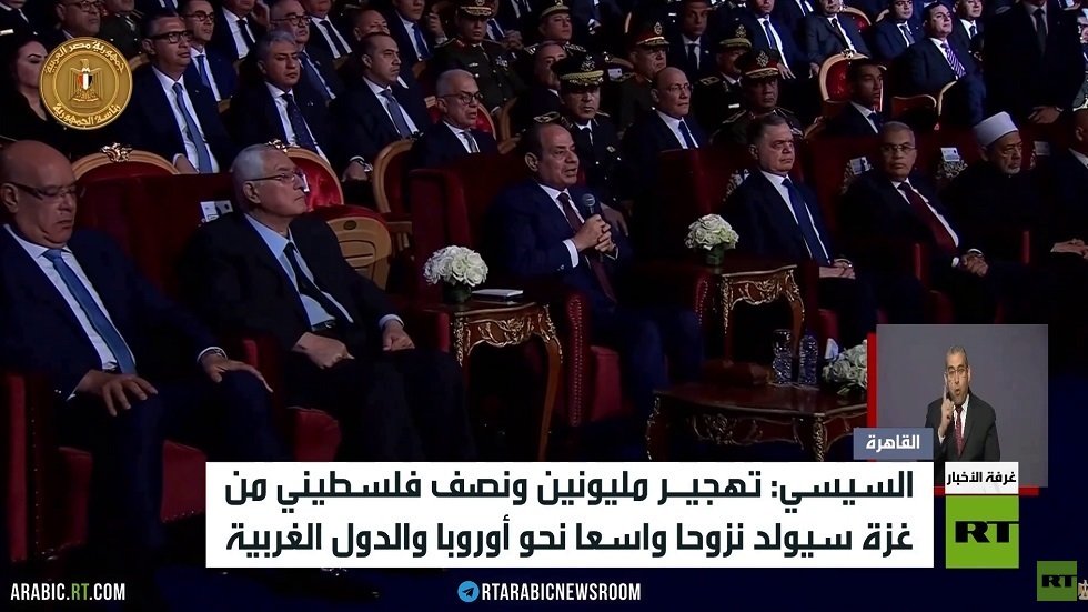 السيسي يحذر من تداعيات تهجير الفلسطينيين