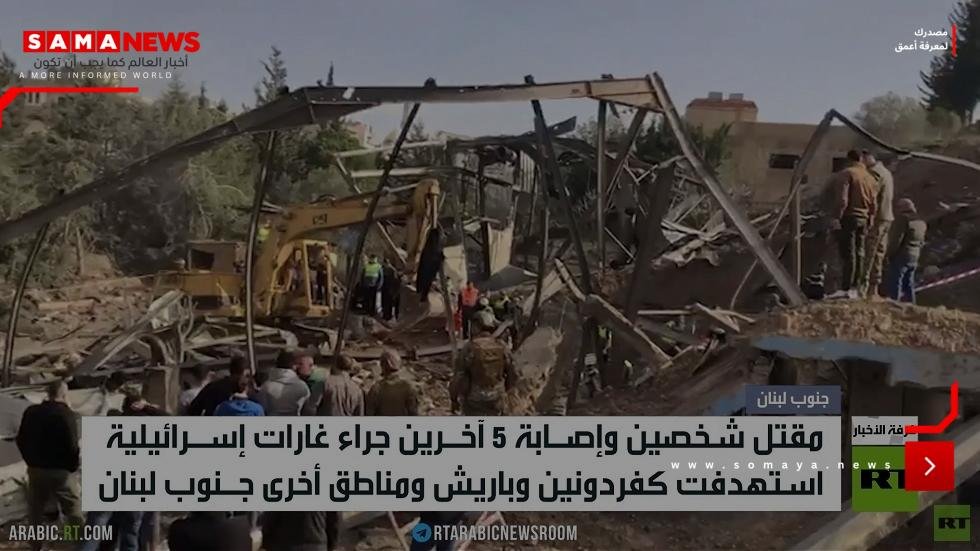 مقتل شخصين بغارات إسرائيلية على لبنان