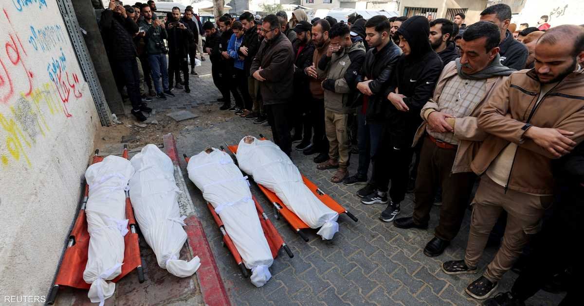 مقتل 18 فلسطينيا في قصف إسرائيلي على قطاع غزة