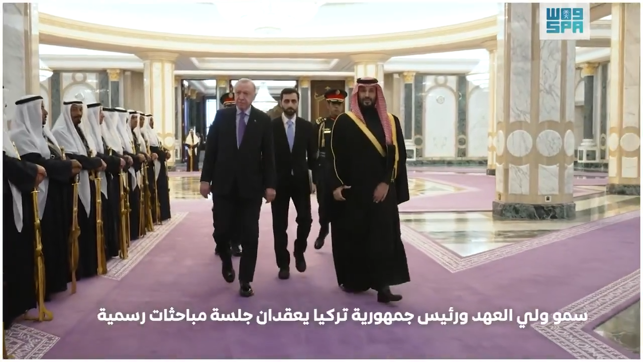 الأمير محمد بن سلمان يبحث مع أردوغان تطورات الأحداث في المنطقة (فيديو)