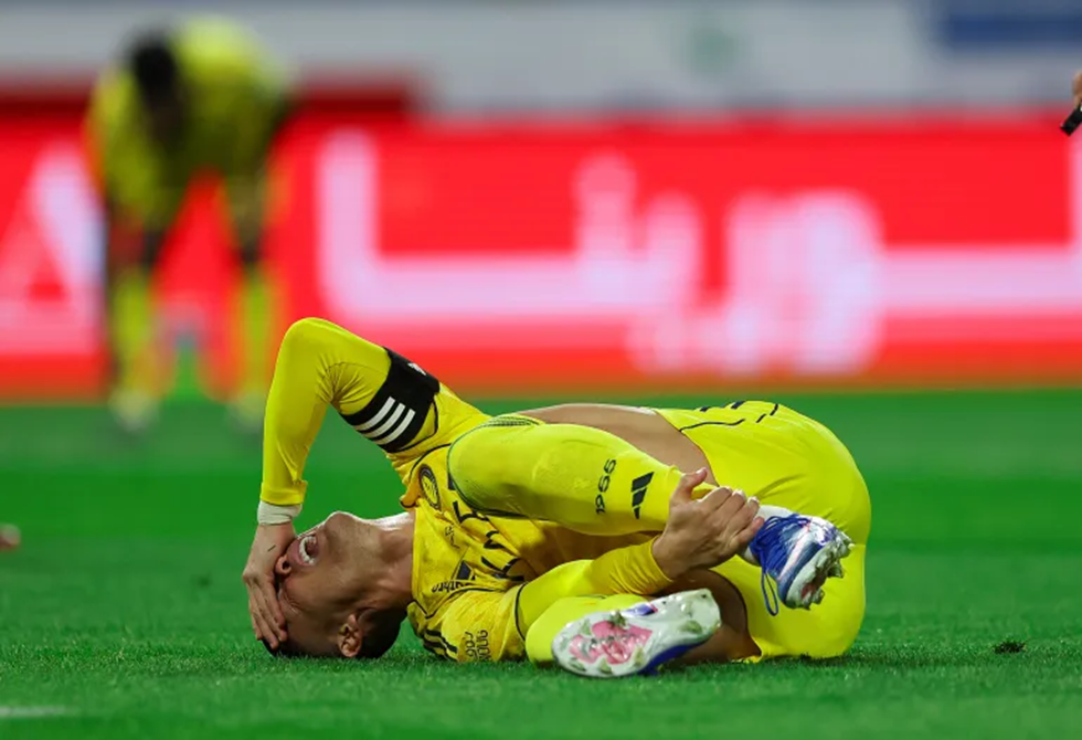 النصر السعودي يعلن التشخيص النهائي لإصابة رونالدو