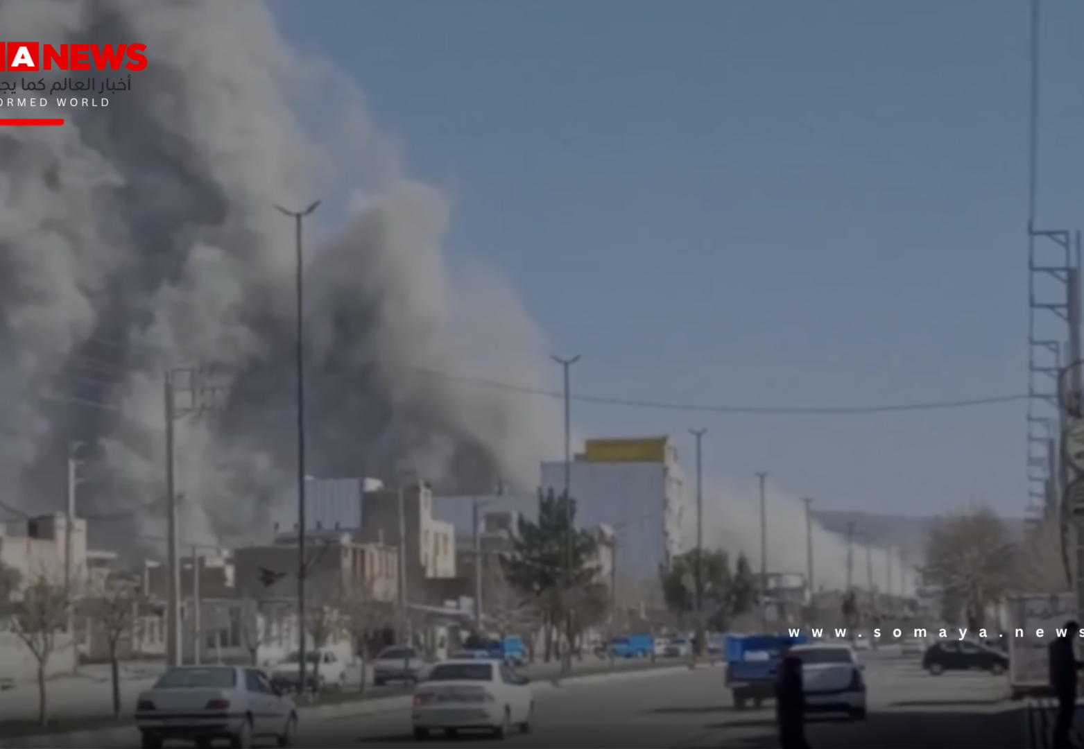 انفجارات قوية تهز محافظة إيلام غربي إيران