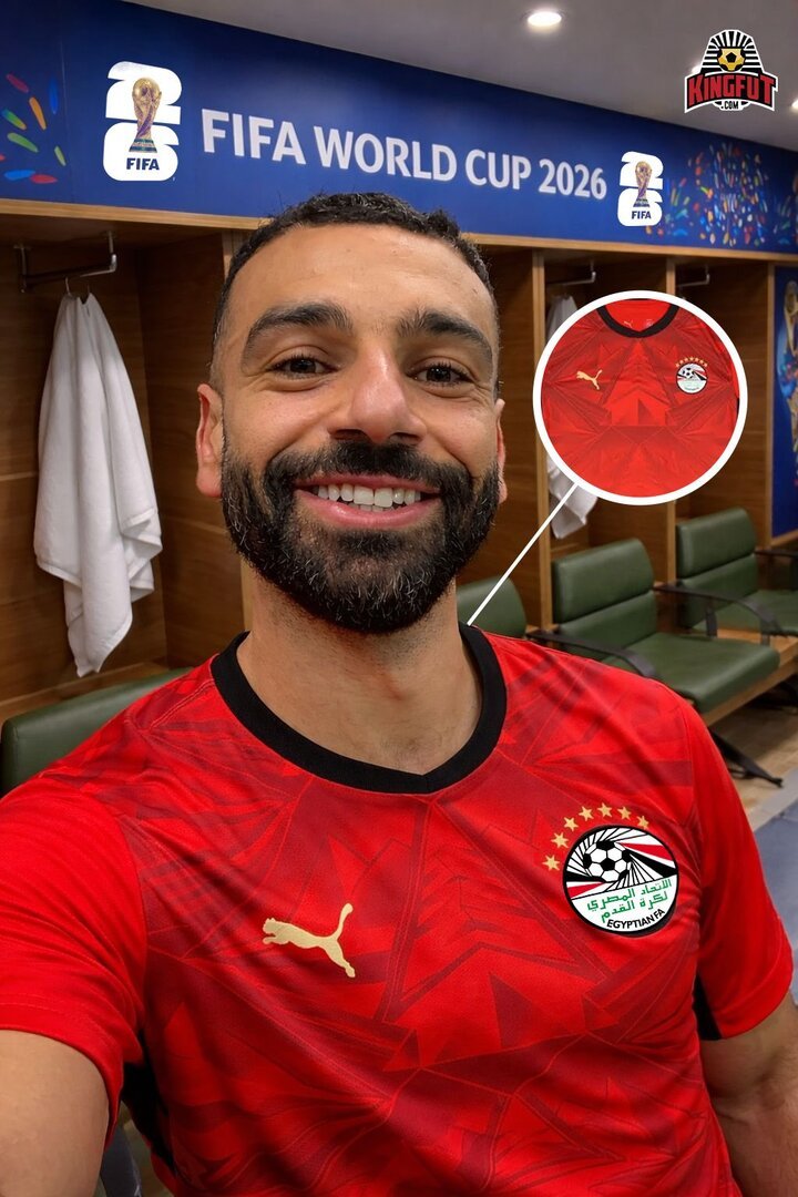 مفاجأة.. تسريب قميص منتخب مصر في كأس العالم 2026 (صور)