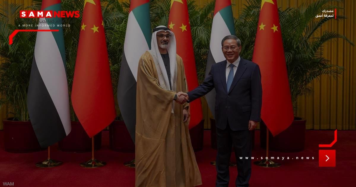 ولي عهد أبوظبي ورئيس مجلس الدولة الصيني يبحثان تعزيز الشراكة