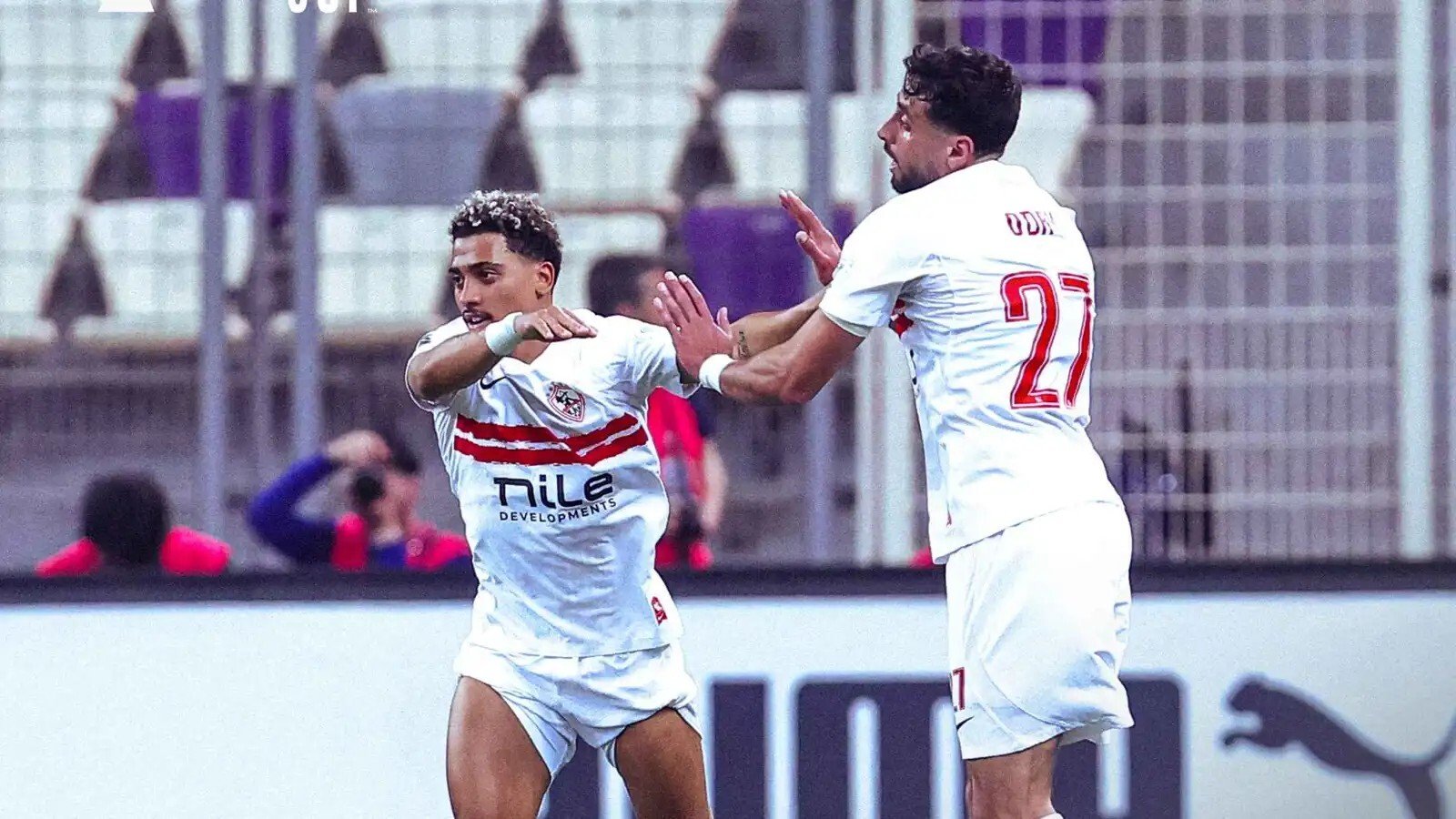 الزمالك يعلق على إصابة أحد لاعبيه خلال مباراة شباب بلوزداد (فيديو)