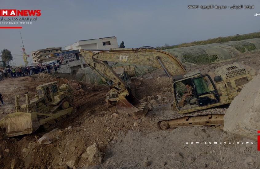 الجيش اللبناني يعمل على فتح جسر القاسمية البحري بعد تدميره في غارة إسرائيلية (فيديو + صور)
