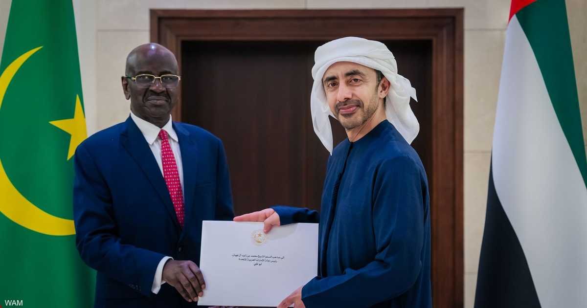 رئيس الدولة يتلقى رسالة خطية من رئيس موريتانيا