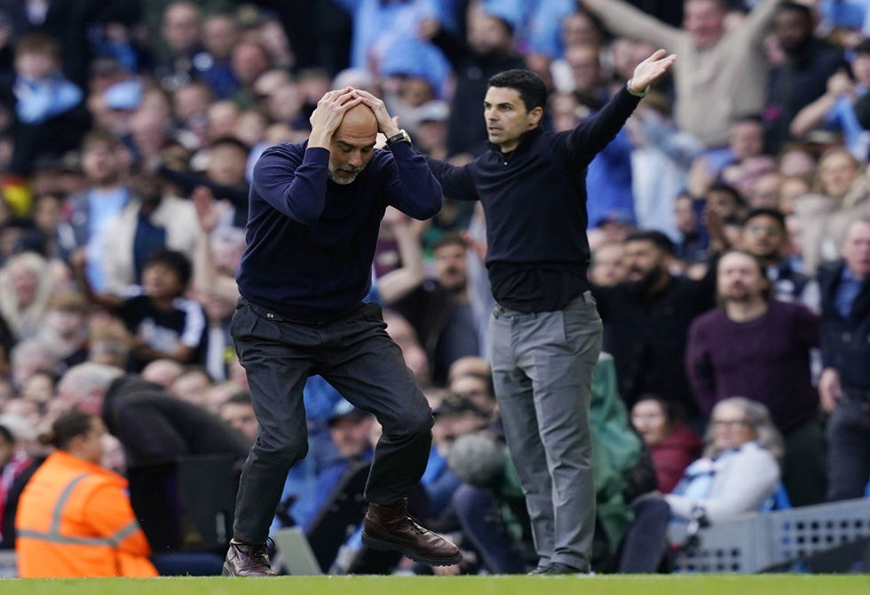 من الأقرب لحسم لقب الدوري الإنجليزي؟ جدول مباريات أرسنال ومانشستر سيتي المتبقية