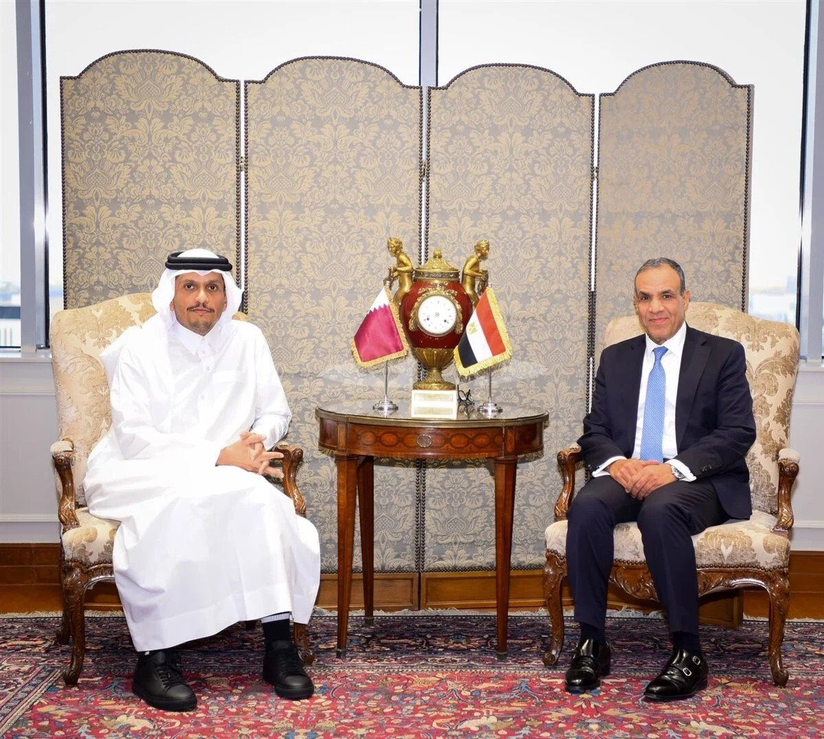 مصر وقطر تبحثان المفاوضات بين الولايات المتحدة وإيران
