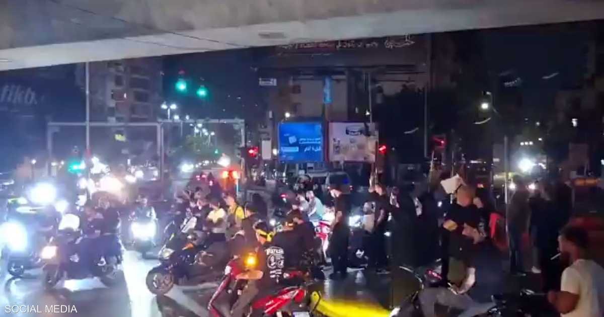 مناصرون لحزب الله يتظاهرون في بيروت رفضًا للاتفاق مع إسرائيل