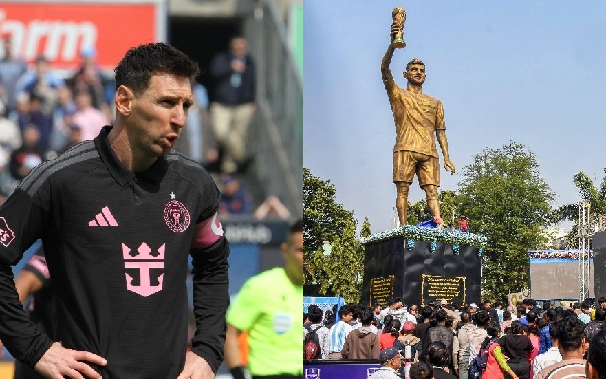 على عتبة مونديال 2026.. إزالة تمثال ميسي الأشهر في الهند بشكل مفاجئ
