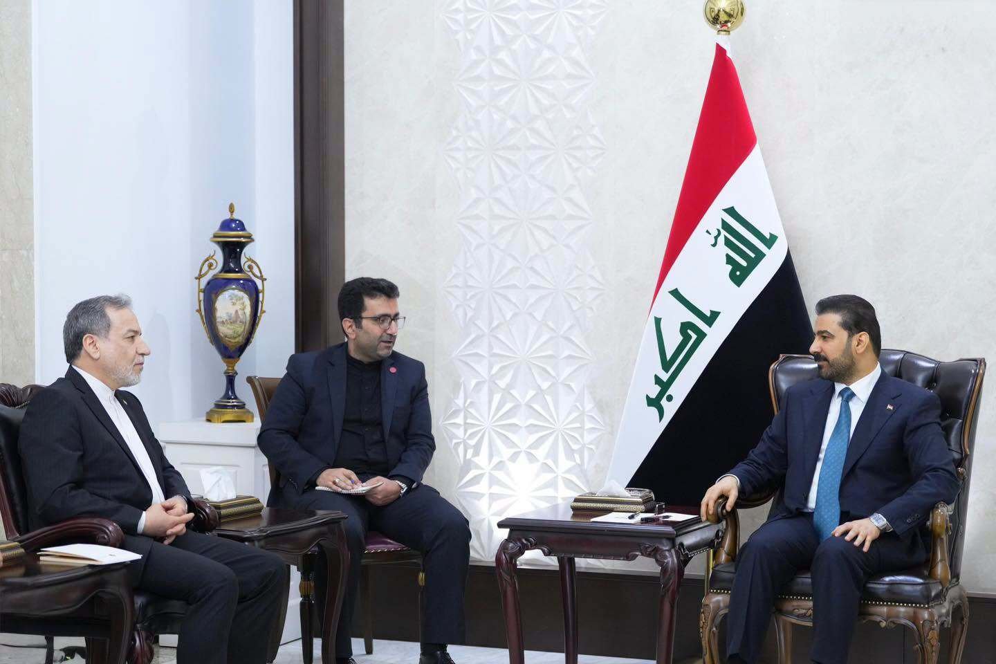الزيدي يستقبل عراقجي ويبحثان الاتفاق الإيراني الأمريكي والاستقرار الإقليمي