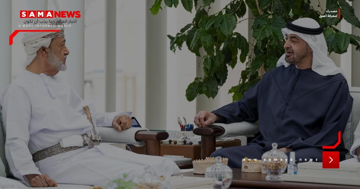رئيس دولة الإمارات وسلطان عمان يبحثان التطورات الإقليمية