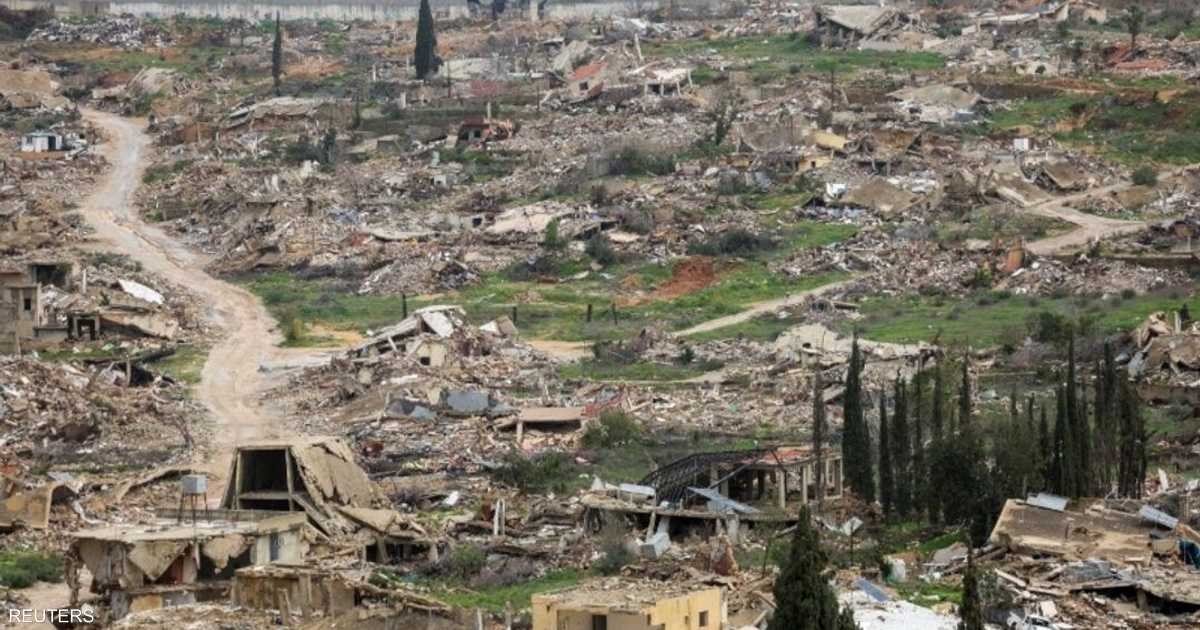 بعد وقف النار.. صور فضائية توثق دمارًا واسعًا ومحو قرى في جنوب لبنان