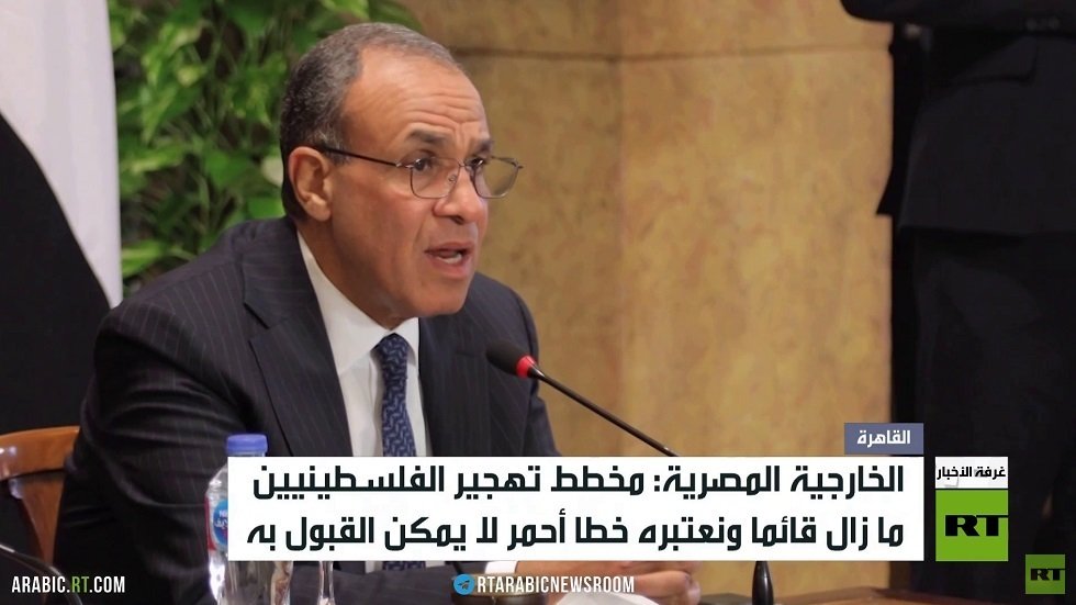 القاهرة تحذر من أي محاولات لتهجير سكان قطاع غزة