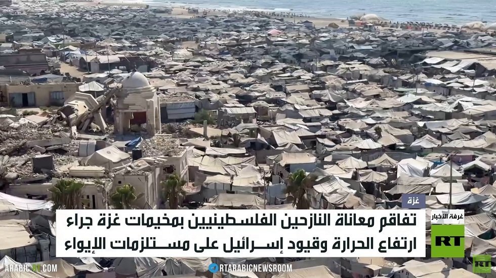 غزة.. أزمة إيواء تتفاقم مع ارتفاع درجات الحرارة