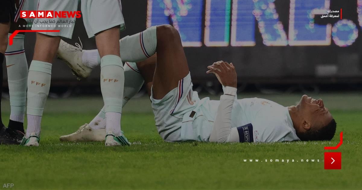 إصابة مبابي تثير القلق في ريال مدريد