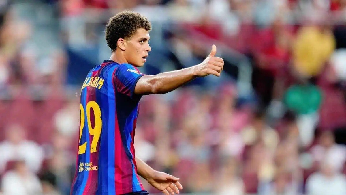 حمزة عبد الكريم يتحدث عن مشاركته الأولى مع برشلونة في الدوري الإسباني