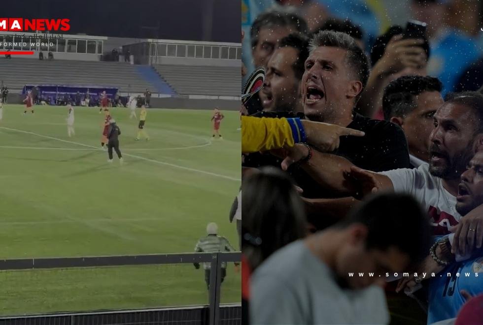 مشهد صادم في أوروغواي.. جماهير تقتحم الملعب وتعتدي على لاعبي فريقها والحارس يتدخل للدفاع
